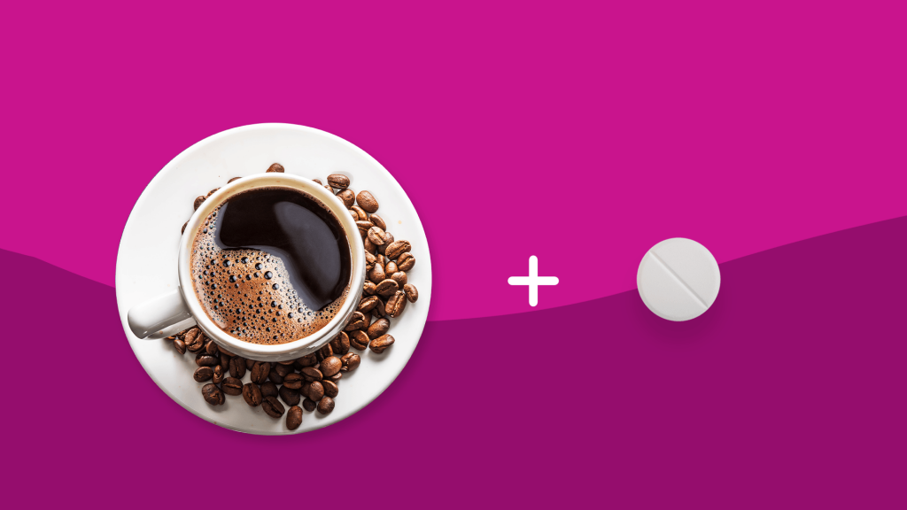 Is it safe to mix caffeine and aspirin?