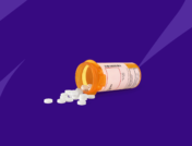 Spilled Rx pill bottle: Trazodone for sleep