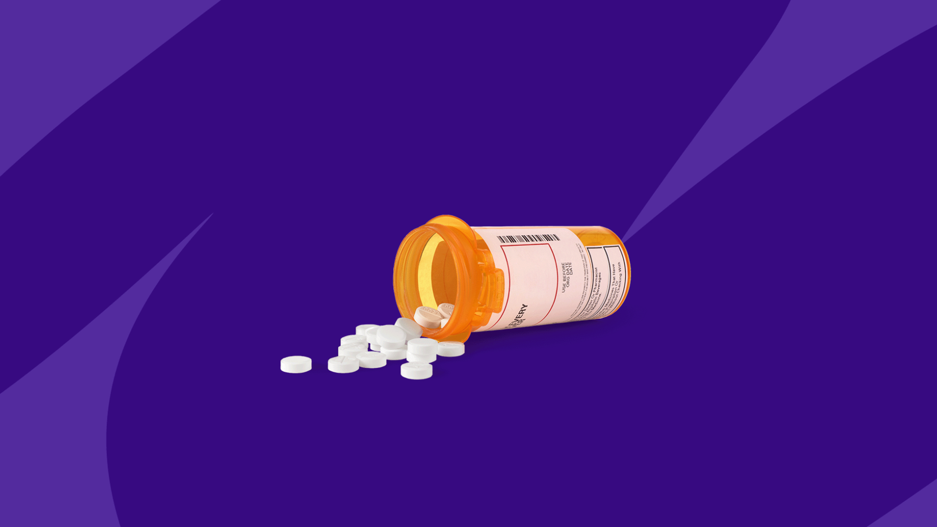 Spilled Rx pill bottle: Trazodone for sleep