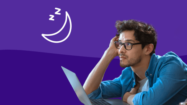 A man with ADHD fatigue