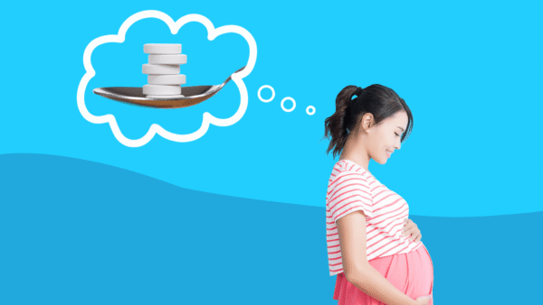 An expectant mom with antacids represents acid reflux pregnancy