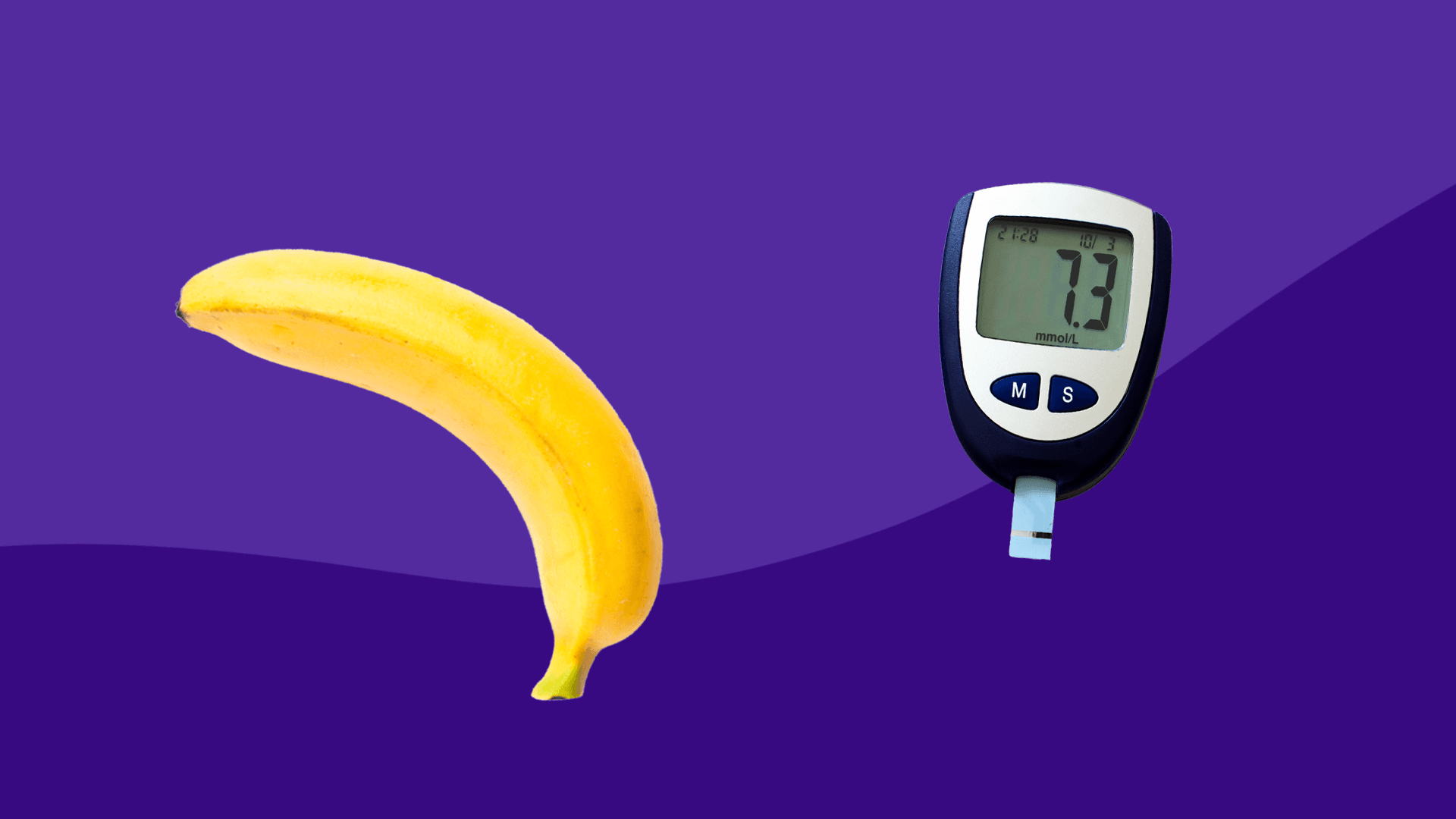 A banana represents erectile dysfunction and diabetes