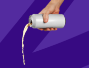 A poured out can represents what happens when you stop drinking