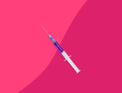 Syringe full of injectable medicine: Common vs. serious Cosentyx side effects