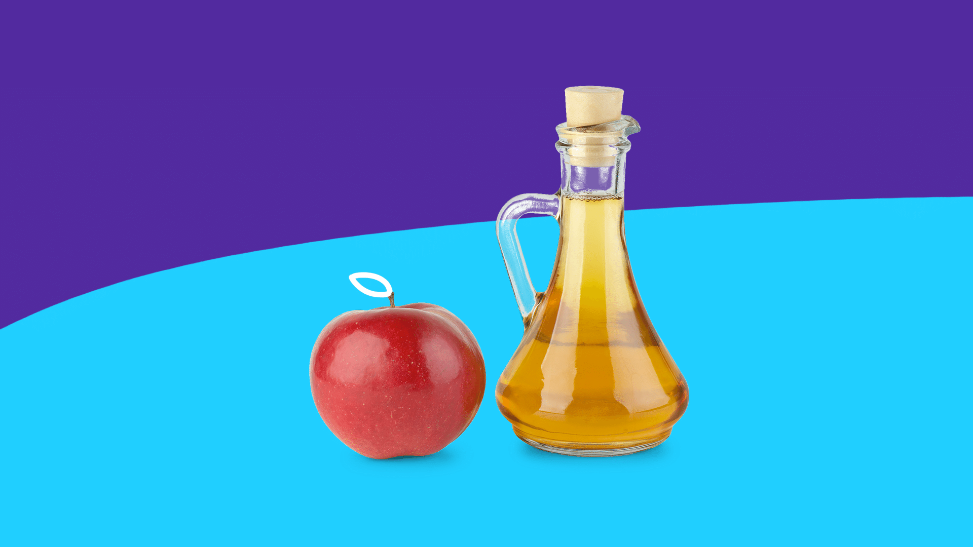 An image of apple cider vinegar for weight loss