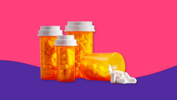 Assortment of prescription pill bottles: What's the difference between Vyvanse withdrawal vs. Vyvanse crash?