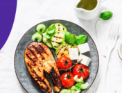 A plate of foods in the Hashimoto’s diet
