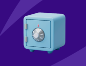 A safe full of money represents saving with a prescription discount card