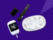 Blood glucose monitor with sugar cubes: What are normal blood sugar levels?