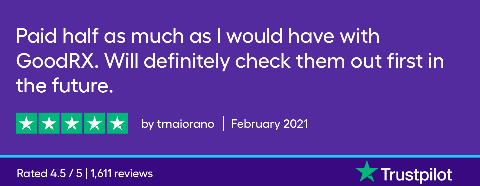 I saved a bunch! Paid half as much as I would have with GoodRx. Will definitely check the SingleCare price again in the future.