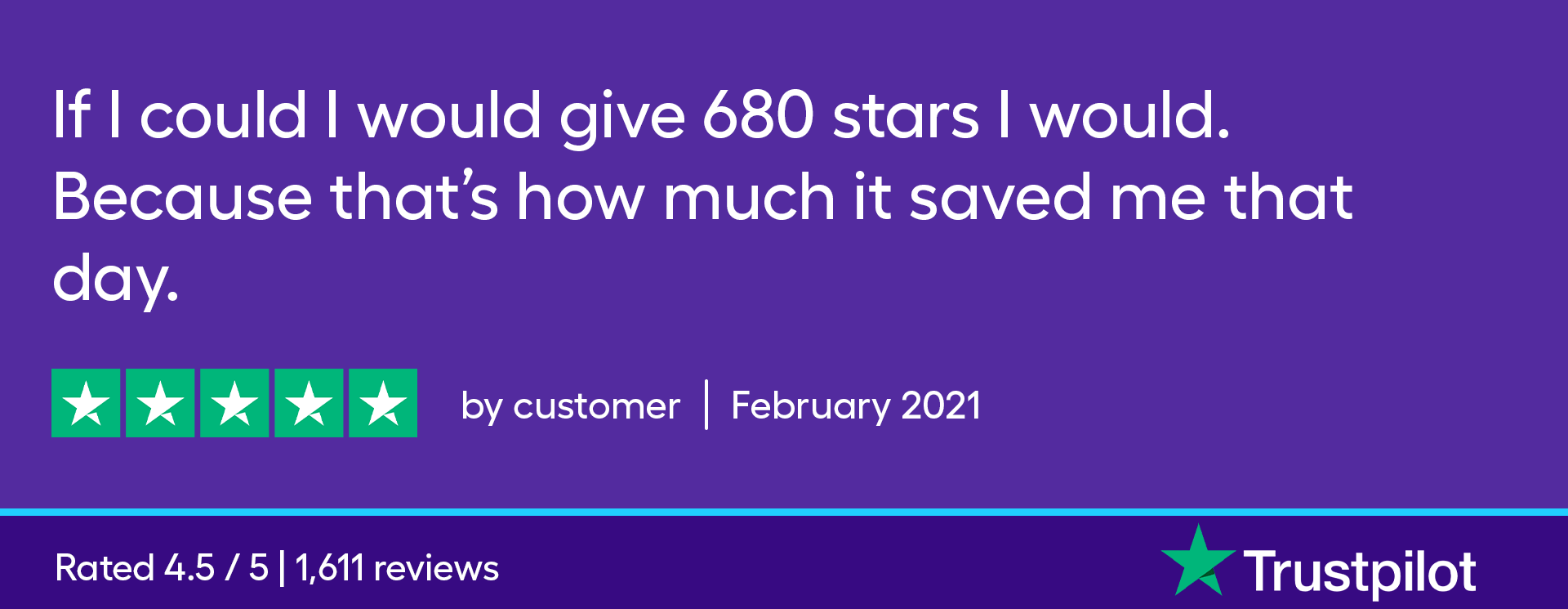 If I could I would give 680 stars to SingleCare because that is how much it saved me that day!