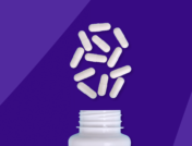 Rx pill bottle with spilled pills: Xarelto without insurance