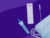 Masks and an expired COVID test