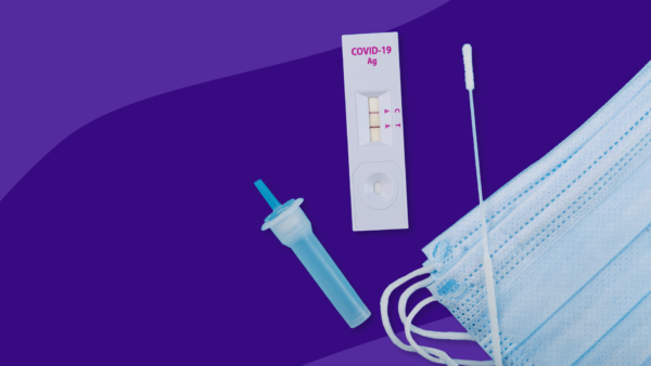 Masks and an expired COVID test