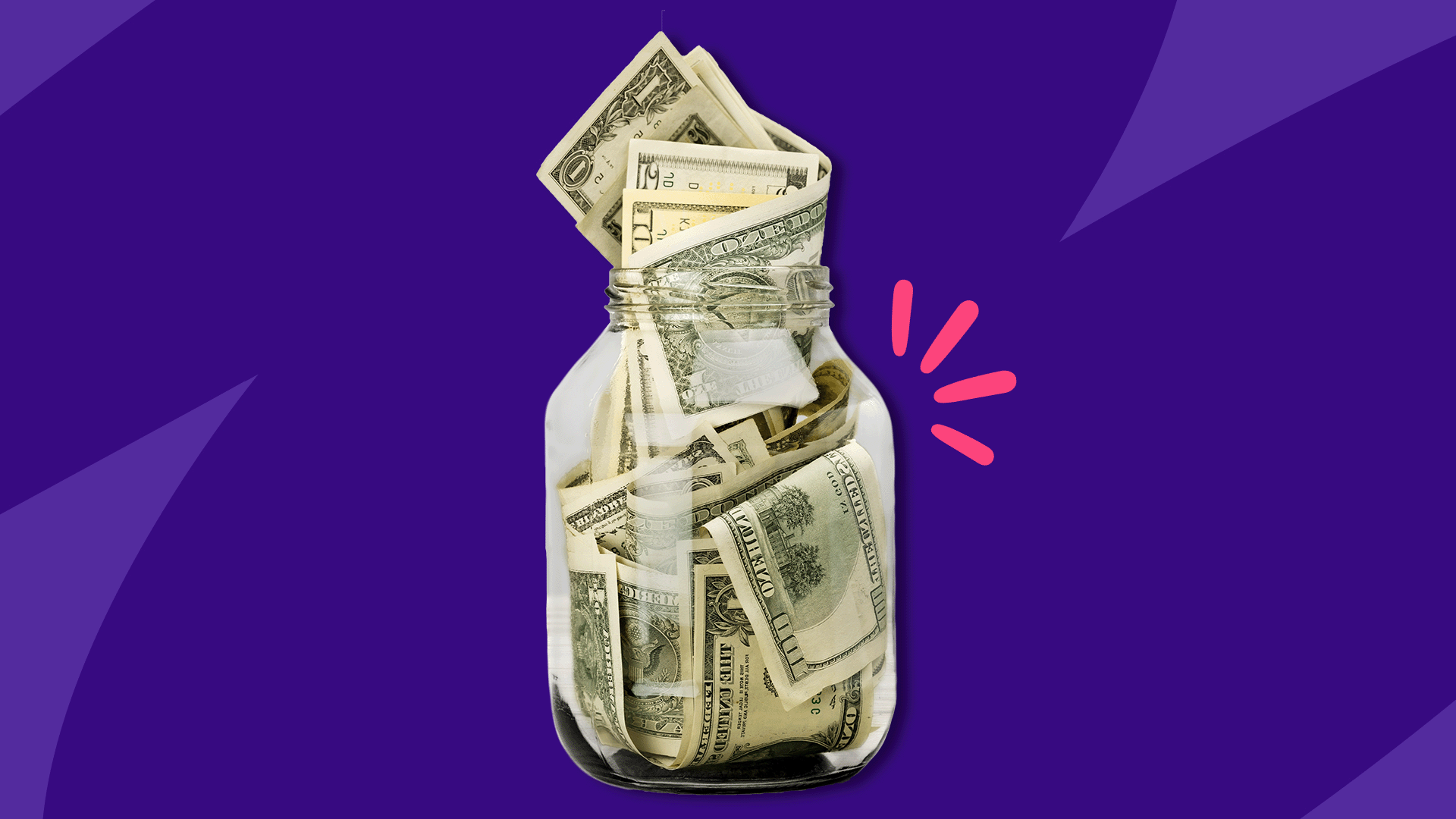A jar of money represents SingleCare reviews