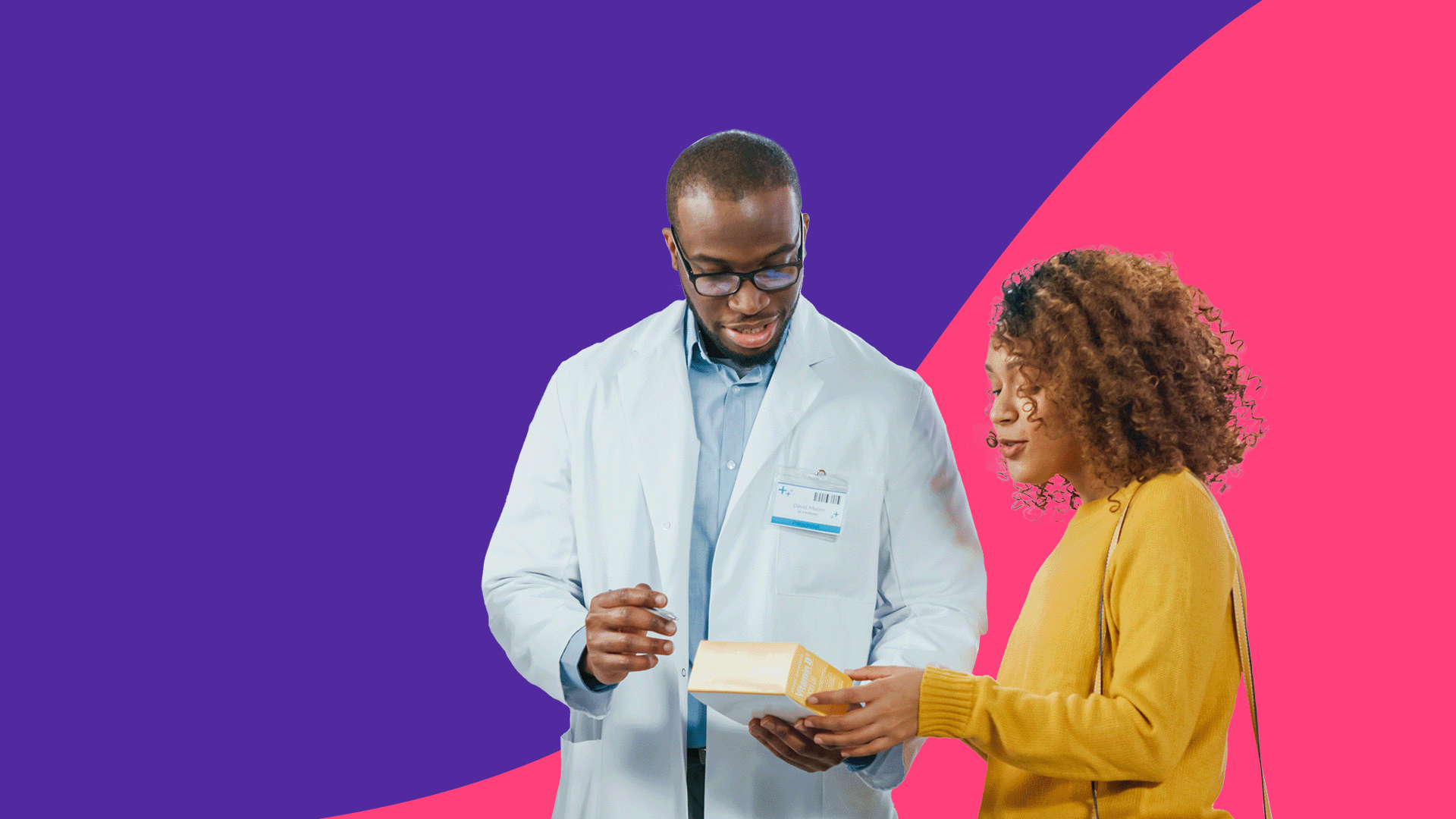 A man with an angry patient