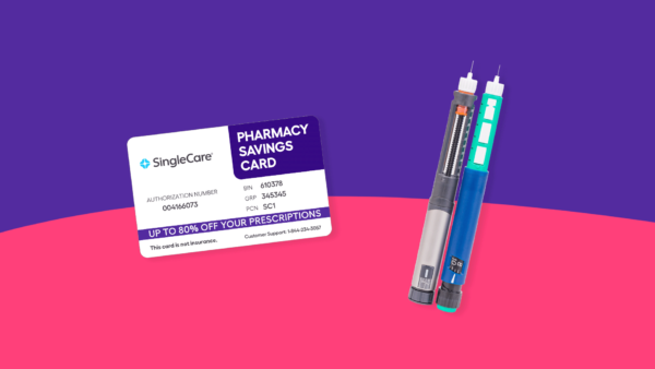 Autoinjector pen with SingleCare savings card: How to save money on Ozempic