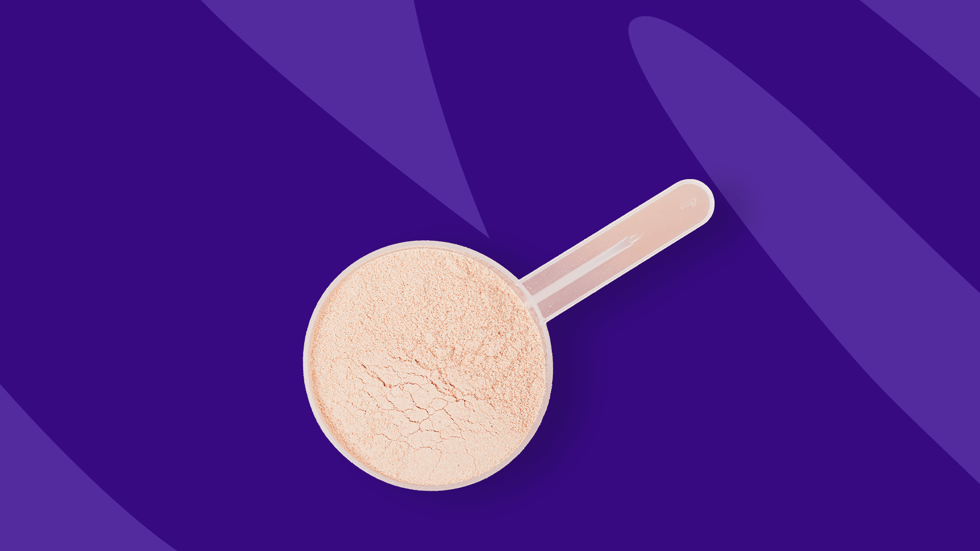 Scoop of preworkout powder - dry scooping