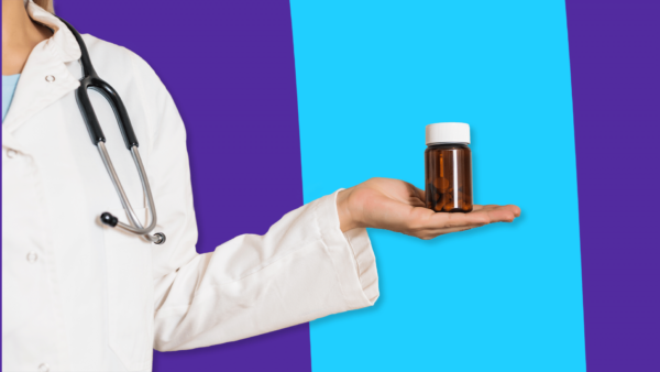 Doctor holding a pill bottle: Is Vyvanse a controlled substance?