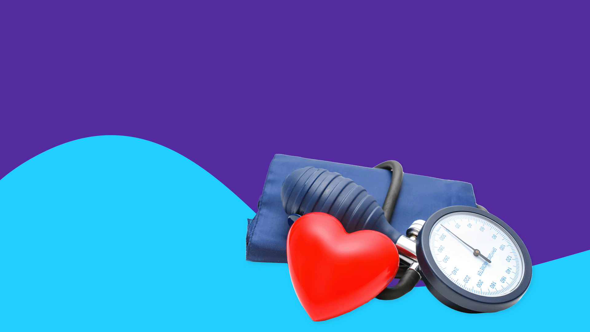 A blood pressure cuff represents how to lower blood pressure
