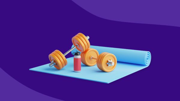 set of dumbbells and water bottle - Does working out increase testosterone