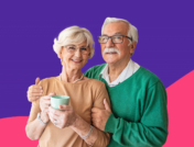 An older couple hugging: Senior's guide to Medicare