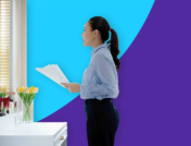 person holding a paper - pharmacist interview tips‎