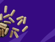 bottle of supplements - digestive enzymes