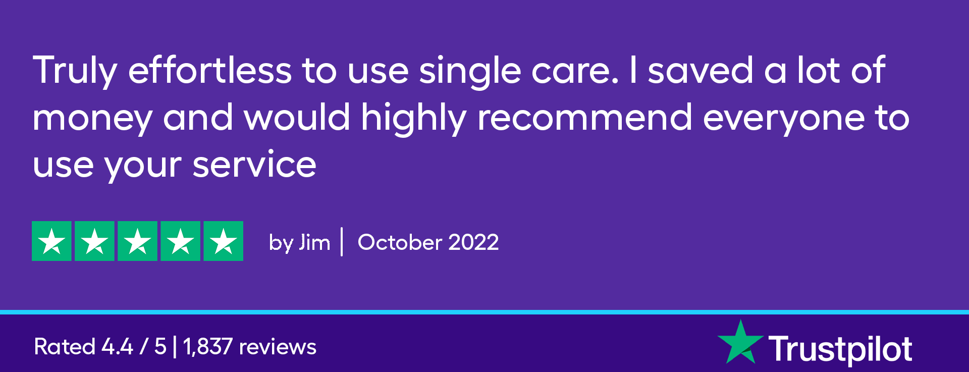 Truly effortless to use SingleCare. I saved a lot of money and would highly recommend everyone to use your service.