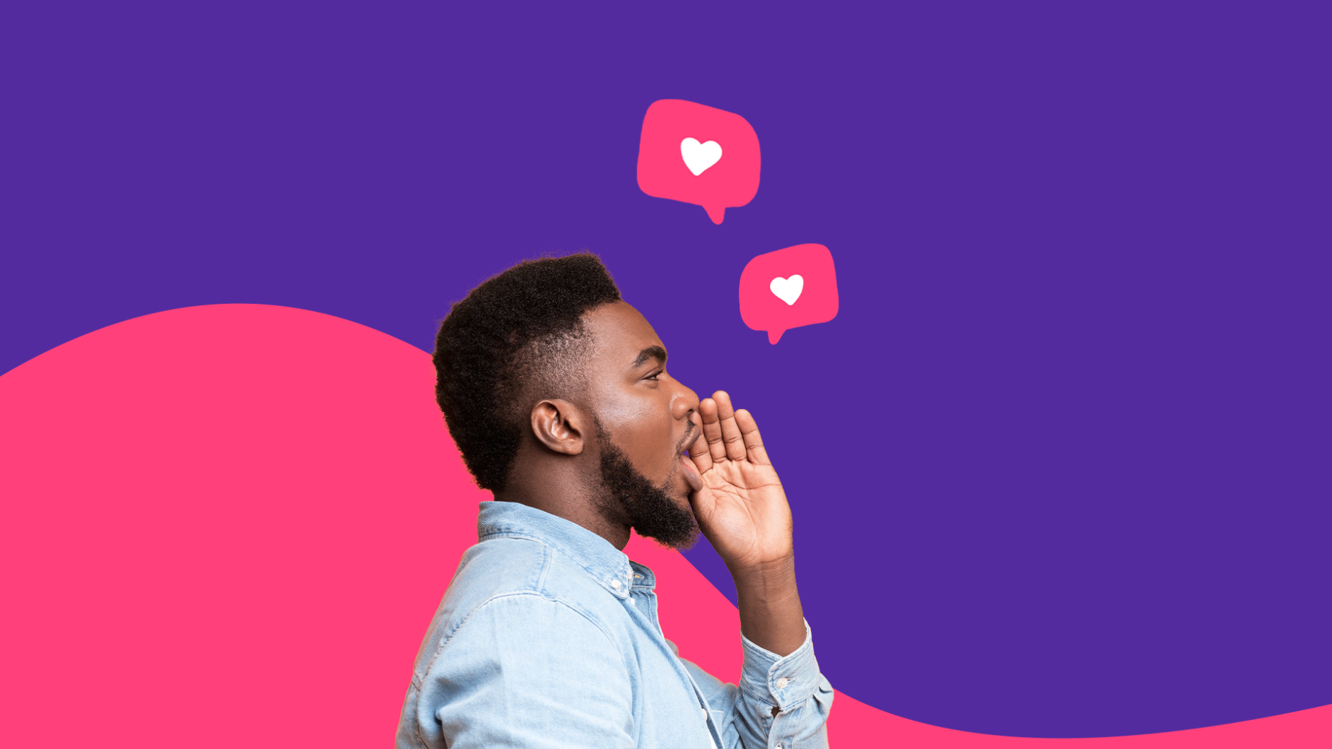 Man and conversation hearts - SingleCare reviews