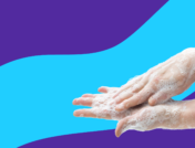 An illustration of how to wash your hands