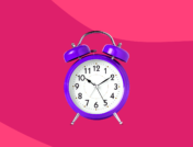 A clock represents the effects of daylight saving time