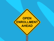Open enrollment period: A calendar highlighting open enrollment dates