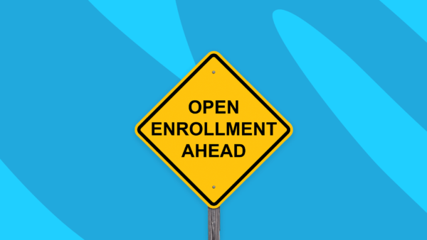 Open enrollment period: A calendar highlighting open enrollment dates