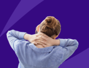 Woman holding her neck in pain: Early warning signs of MS