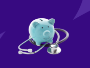 piggy bank with stethoscope - brand name drugs