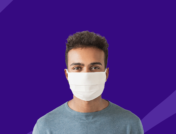 A mask and a butterfly represent coronavirus hypothyroidism