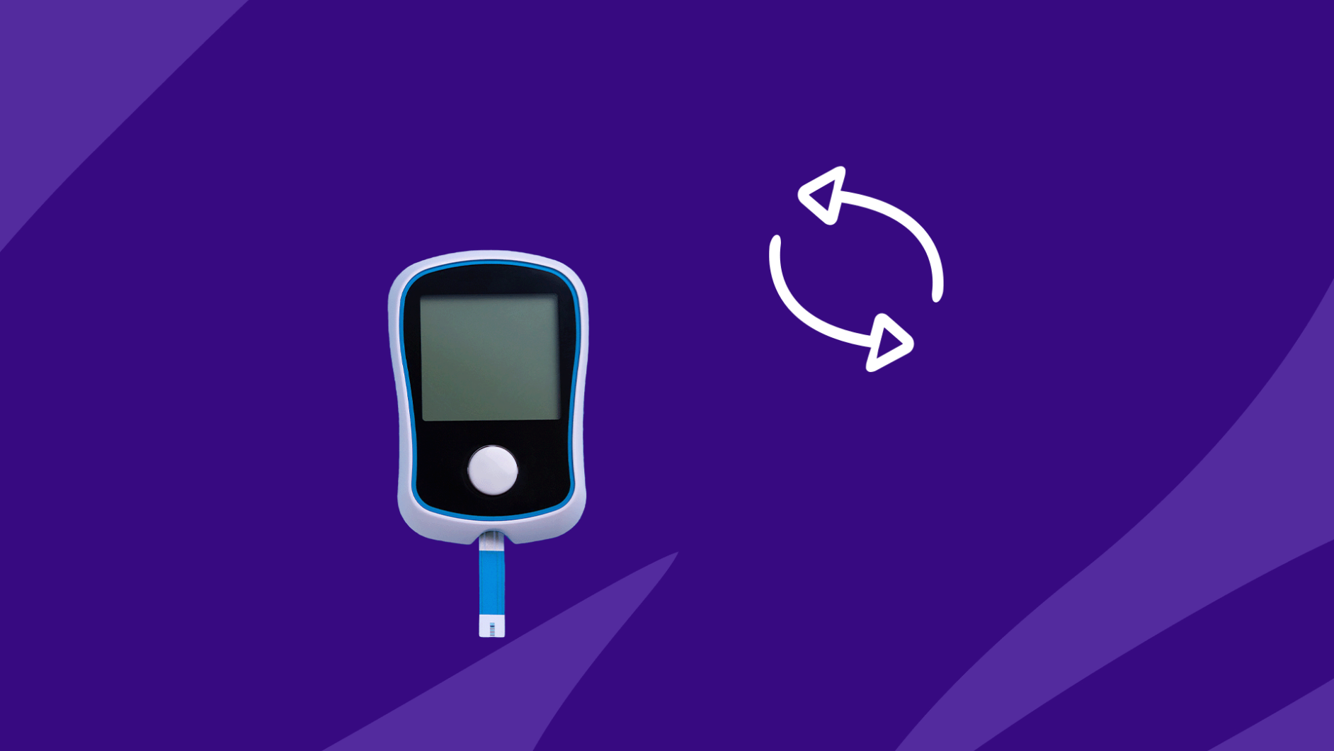 Can you reverse diabetes? Arrows and a glucose monitor