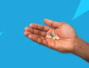 Hand holding Rx pills: Tamiflu alternatives