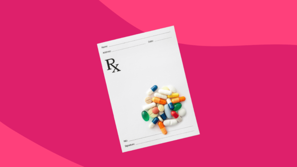 Rx prescription pad and Rx pills: How to get rid of a chest cold