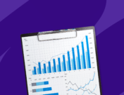 Clipboard with charts: statistics on phobia