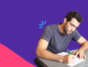 How to study for pharmacy technician exam — a man studying