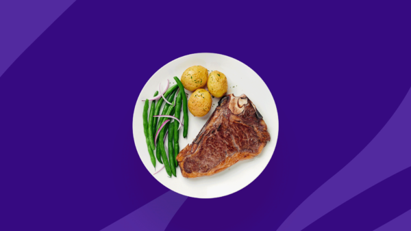 Plate of low-histamine diet foods