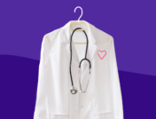 A doctor's jacket represents white coat hypertension