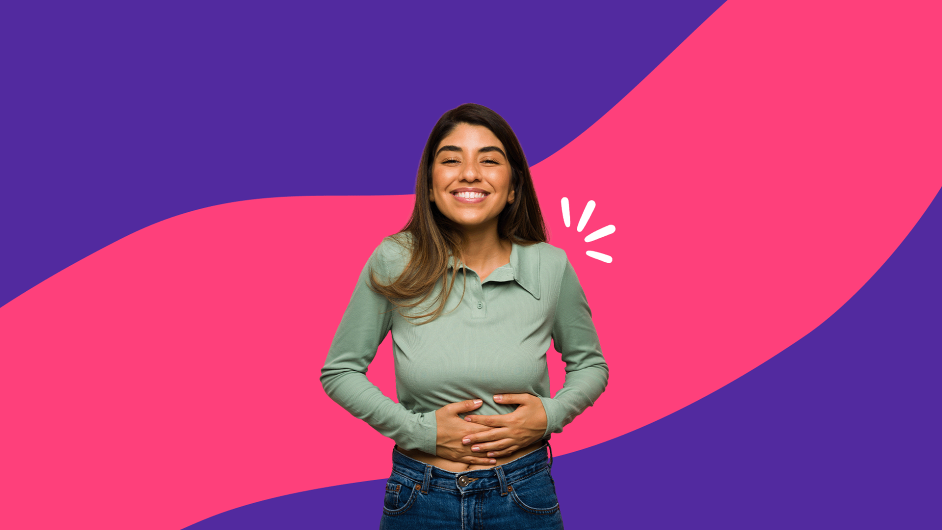 person holding their stomach - how to improve gut health