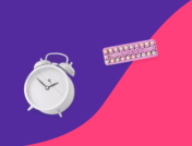 A clock and a pill pack — how long does it take birth control to work?