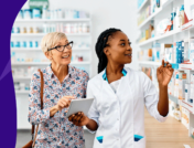 phamacist counseling a patient - women's health in the pharmacy