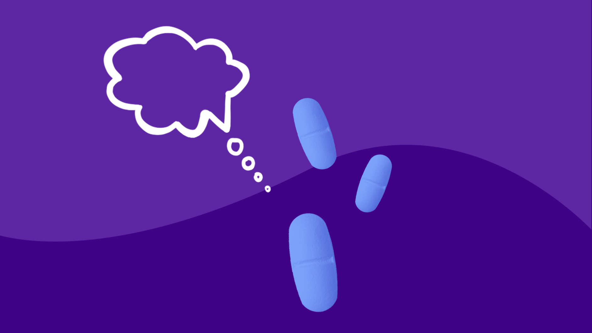 Rx pills with thought bubble: Best time to take zoloft