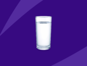 Glass of water: Dry mouth at night