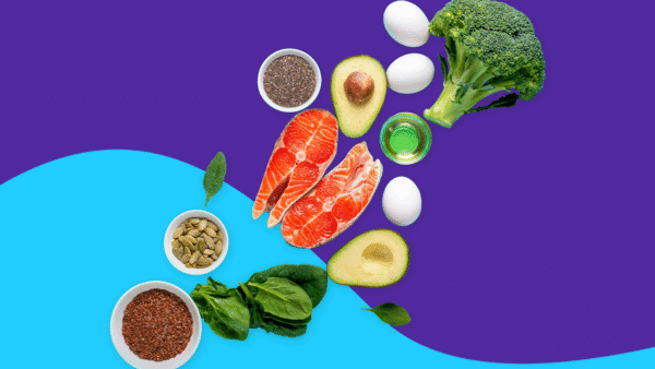 Foods like salmon, broccoli, and eggs: examples of foods you can eat on the DASH diet